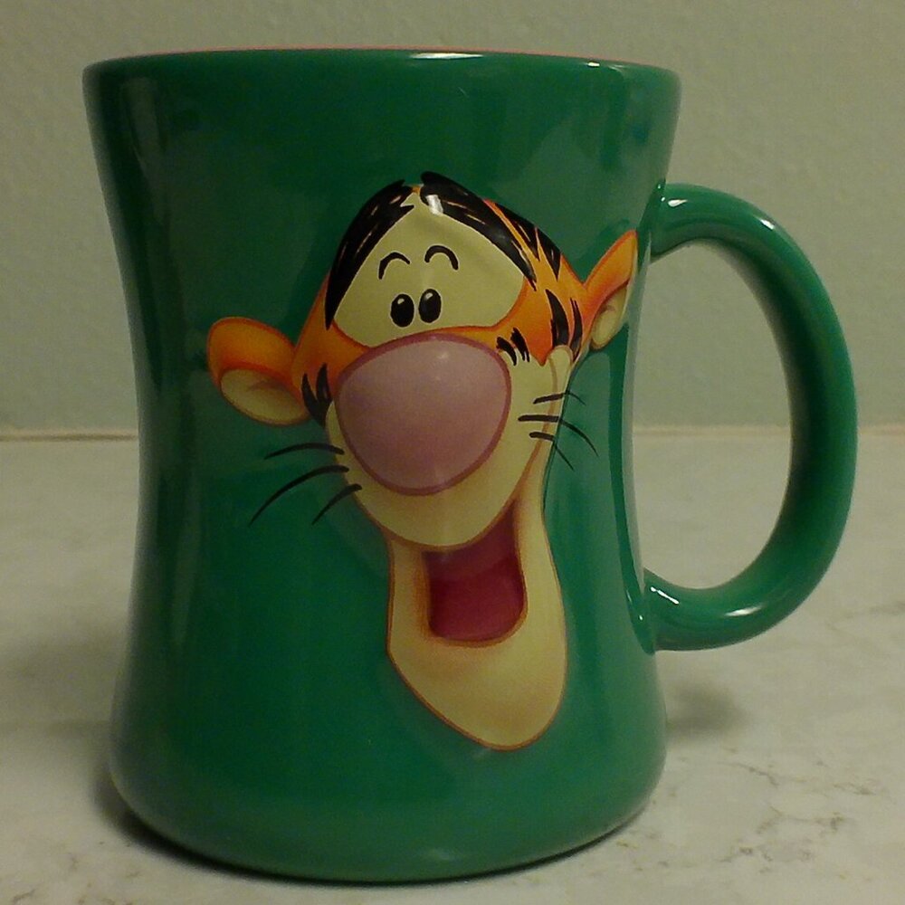 Disney Winnie the Pooh Tigger Time Mug – Dark Green Coffee Cup